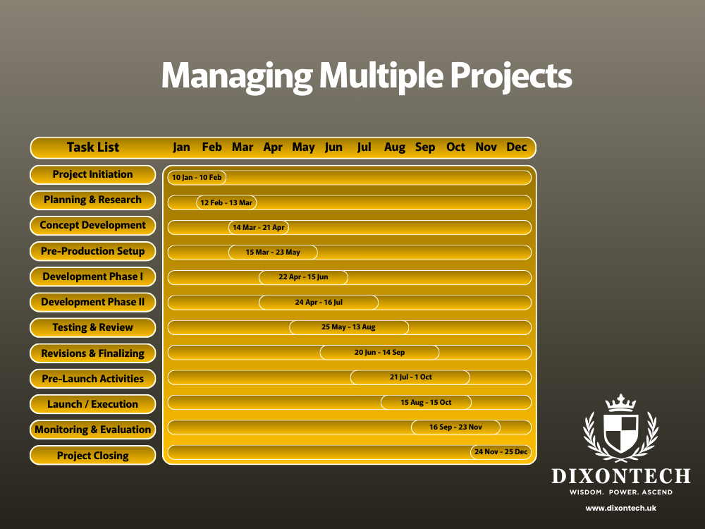 Managing Multiple Projects